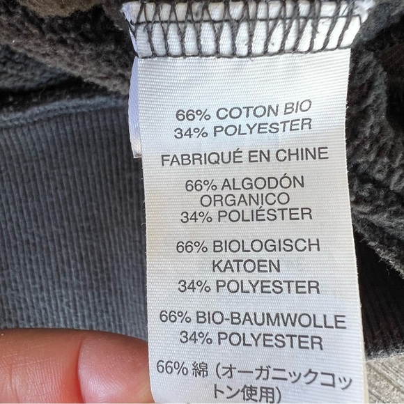 Vuori Restore Oversized Full Zip Hoodie Washed Gray Thick Cozy Pockets Hood XS - Picture 12 of 13